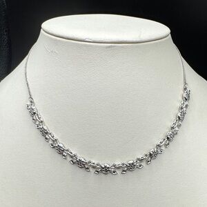 Sterling Silver Accent 15 inch choker Necklace